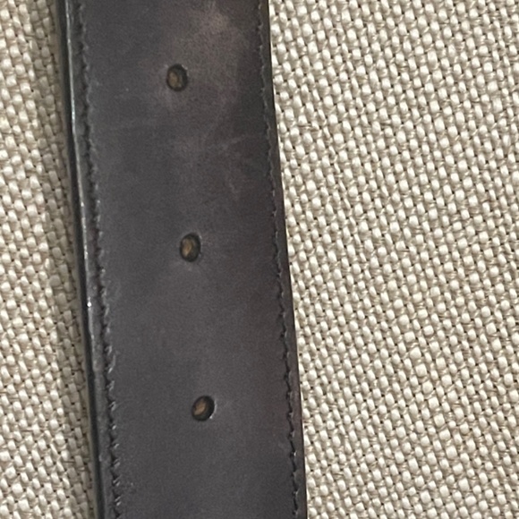 SOLD Berluti 95 / 38 Classic Belt in Blue Suede Excellent Condition - Picture 10 of 11